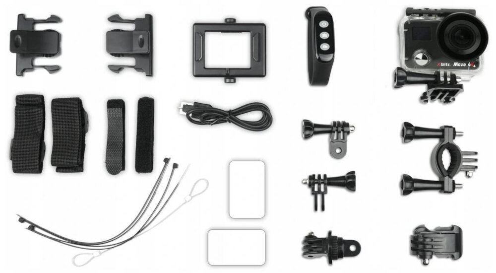 Kamera sportowa XBLITZ Move 4K plus zestaw