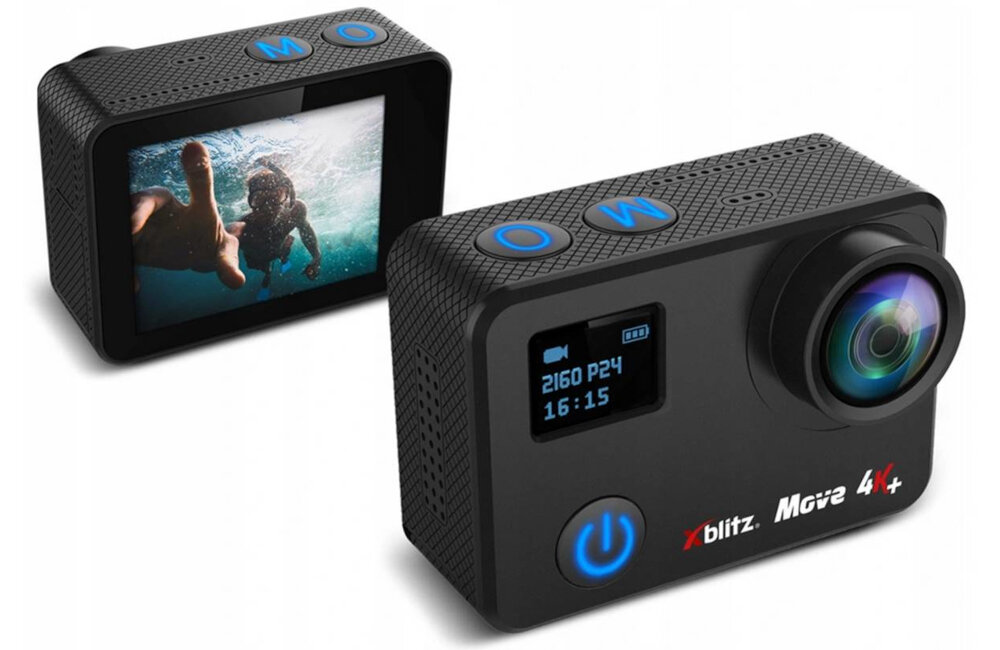 Kamera sportowa XBLITZ Move 4K plus jakość obrazu kąt widzenia