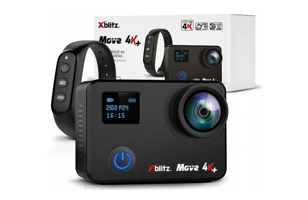 Kamera sportowa XBLITZ Move 4K plus rozdzielczość