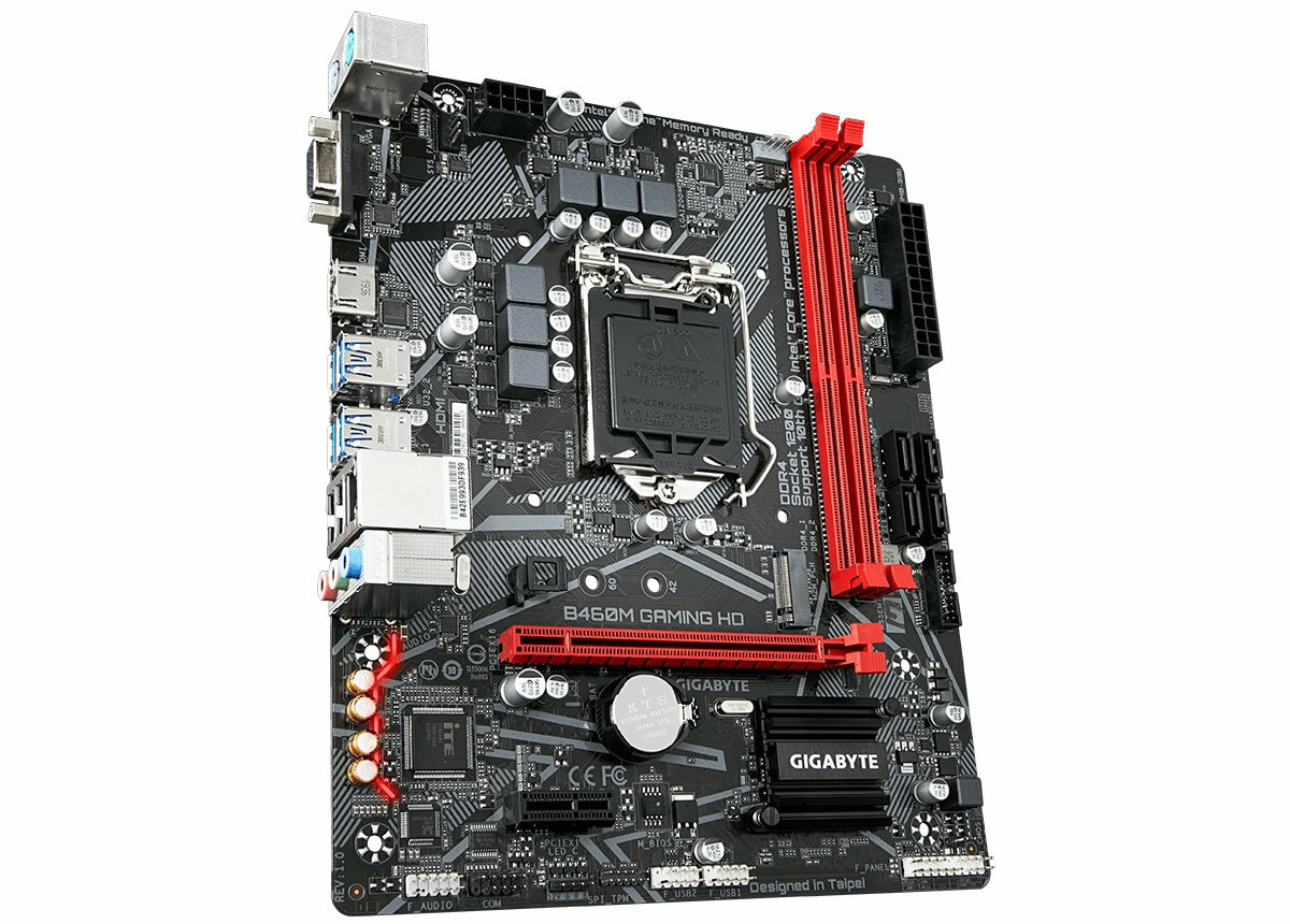 GIGABYTE-B460M-Gaming-HD-lewy bok