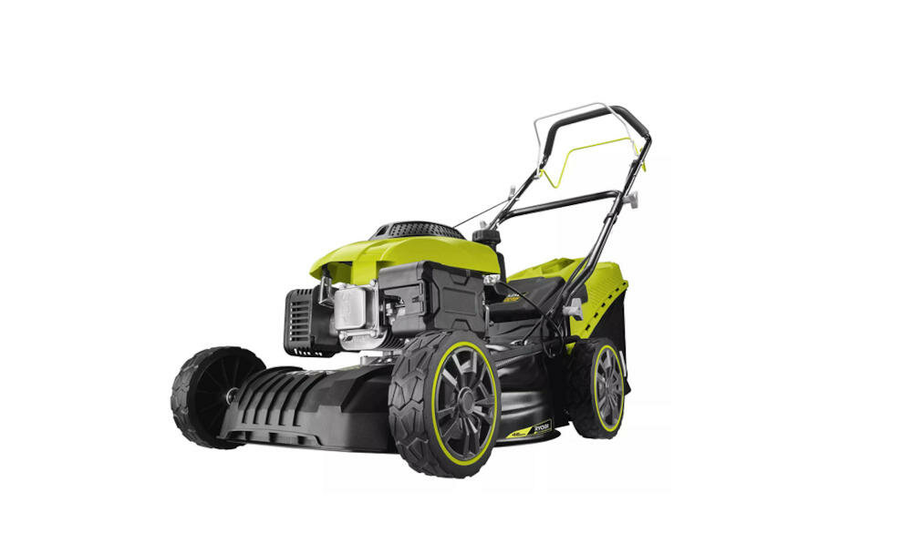 RYOBI RLM46160S kosiarka elektryczna wygodna obsługa przechowywanie szerokość koszenie trawnik wysokość koszenie