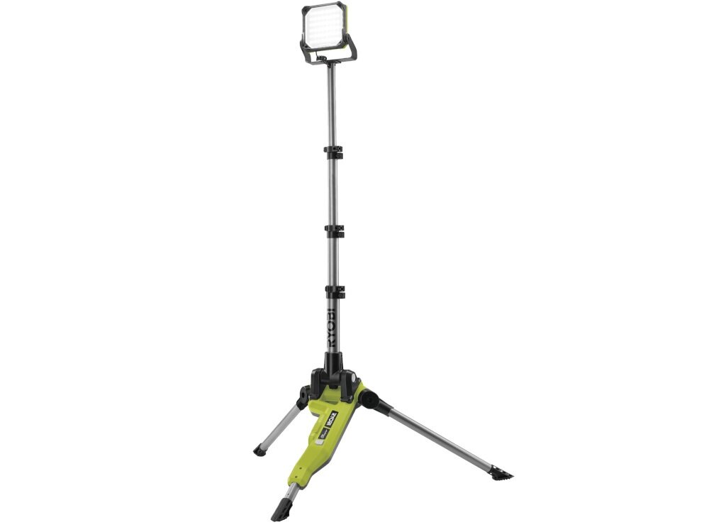 Lampa warsztatowa RYOBI R18TL-0 w każdym profesjonalnym warsztacie w domu praktyczna i stabilna podstawa w formie zintegrowanego trójnogu