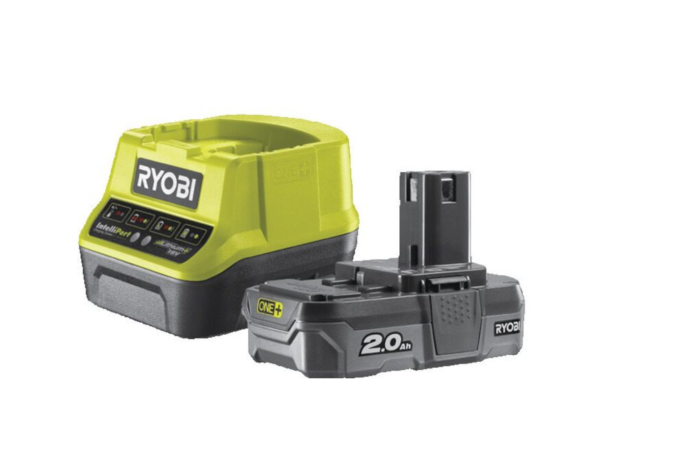 Urządzenie do czyszczenia fug w kostce brukowej RY18PCA-120 w zestawie szczotka akumulator ładowarka instrukcja obsługi w języku polskim karta gwarancyjna