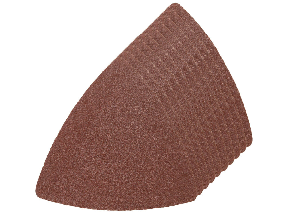 Papier ścierny RYOBI RAK10MT (10 szt.) zestaw 10 sztuk papierów ściernych o gradacji 60 80 120 pasuje do szlifierek RMT1201 RMT1801 RMT200S różnorodność gradacji różne etapy szlifowania