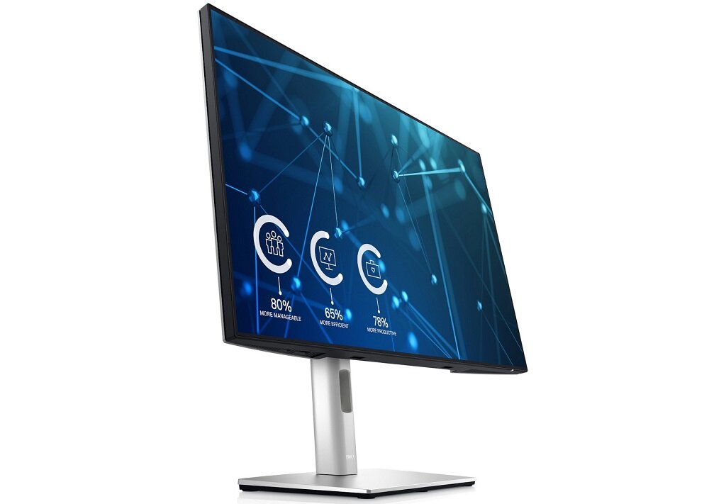 Monitor DELL U2421E - konstrukcja monitora wymiary dobra jakość obrazu