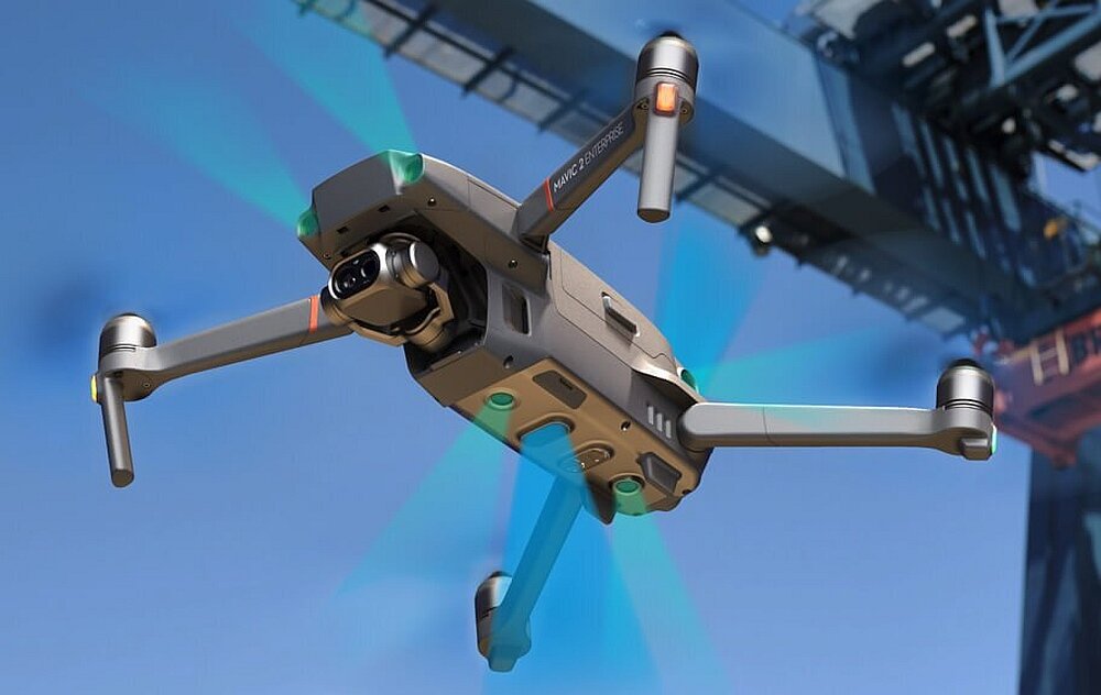 Dron DJI Mavic 2 Enterprise Universal Edition Dual sterowanie kamery zdjęcia filmy nagrywanie podczerwień lot bateria pilot