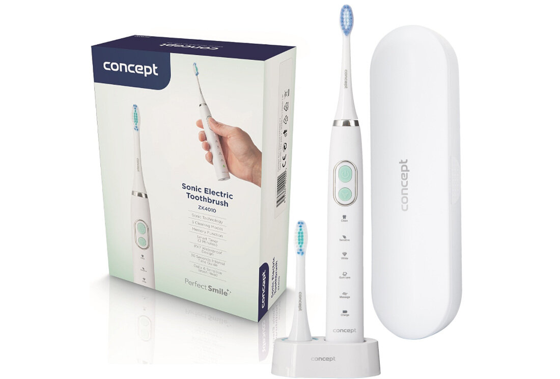 Szczoteczka soniczna CONCEPT ZK4010 zestaw akcesoria komplet wyposazenie