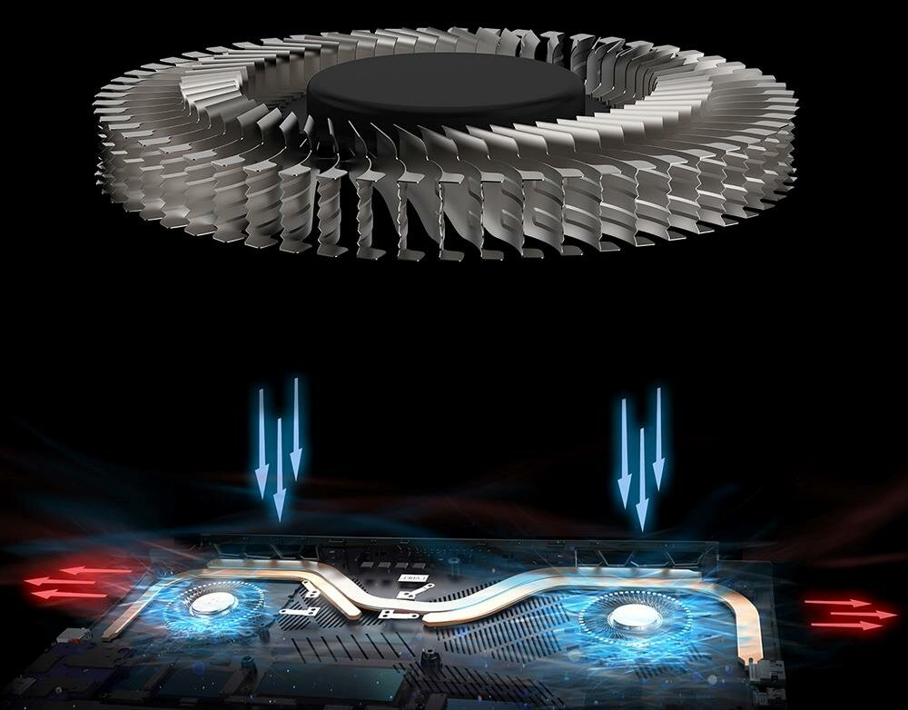 Laptop ACER Predator Helios 300 - chłodzenie