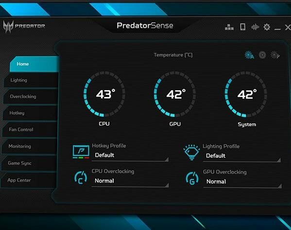 Laptop ACER Predator Helios 300 - PredatorSense
