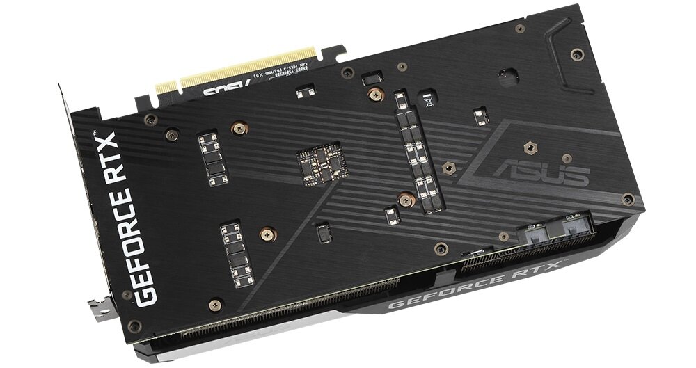 Karta graficzna ASUS Dual GeForce RTX 3070 OC 8GB - najlepsze komponenty trwałośc zabezpiecznie oświetlenie