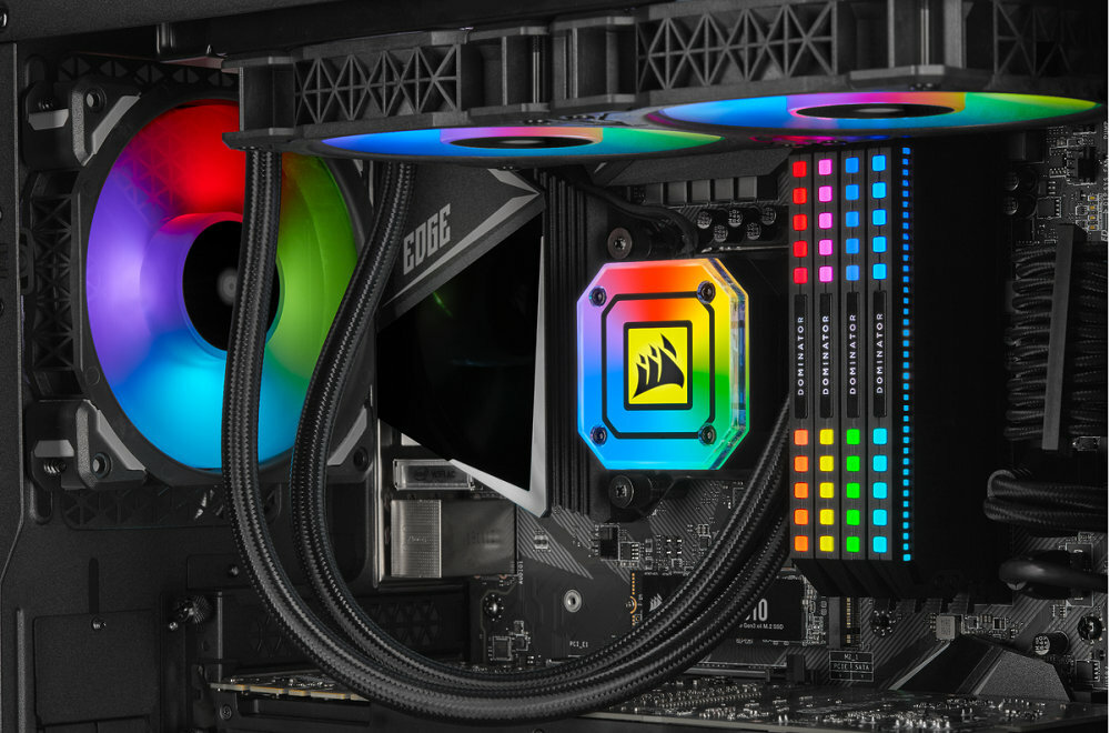 Chłodzenie wodne CORSAIR iCUE H100i Elite Capellix - tryb zero RPM