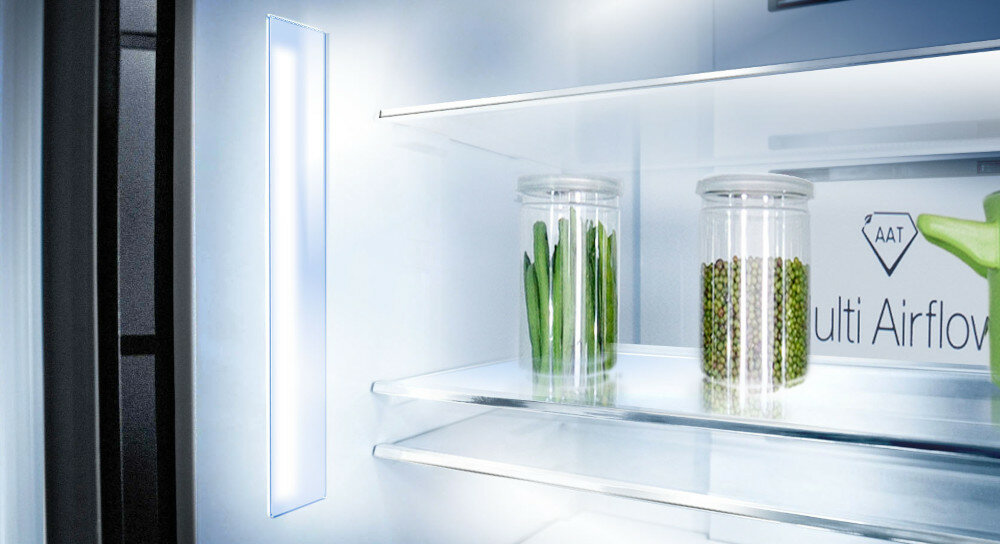 Lodówka TCL RP466CXF0 LED oświetlenie