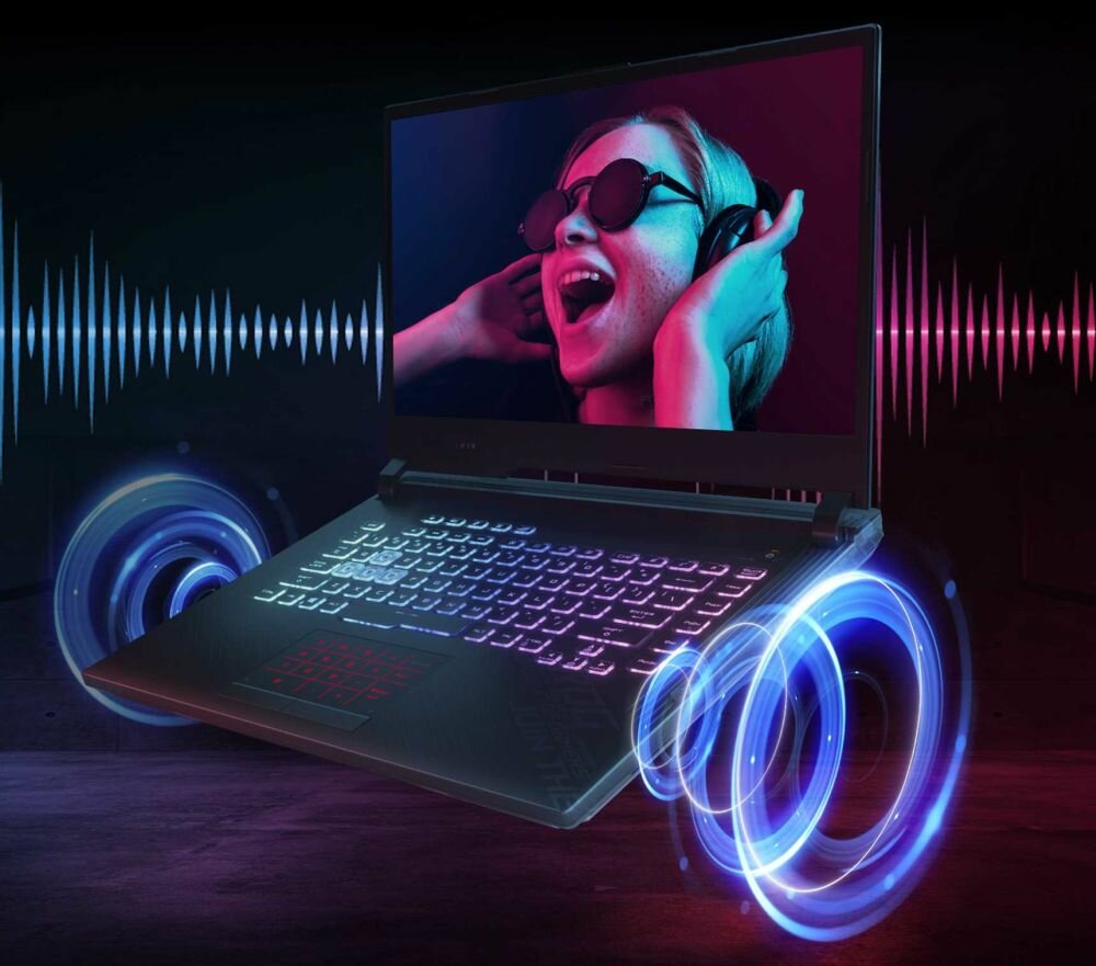 Laptop ASUS Rog Strix G17 G712 G712LV G712LW - Dźwięk Smart Amp
