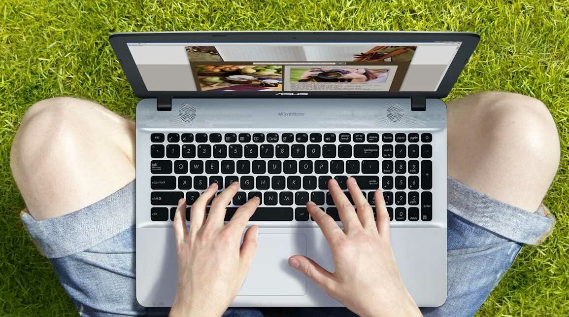 Laptop ASUS K541 X541 - klawiatura 