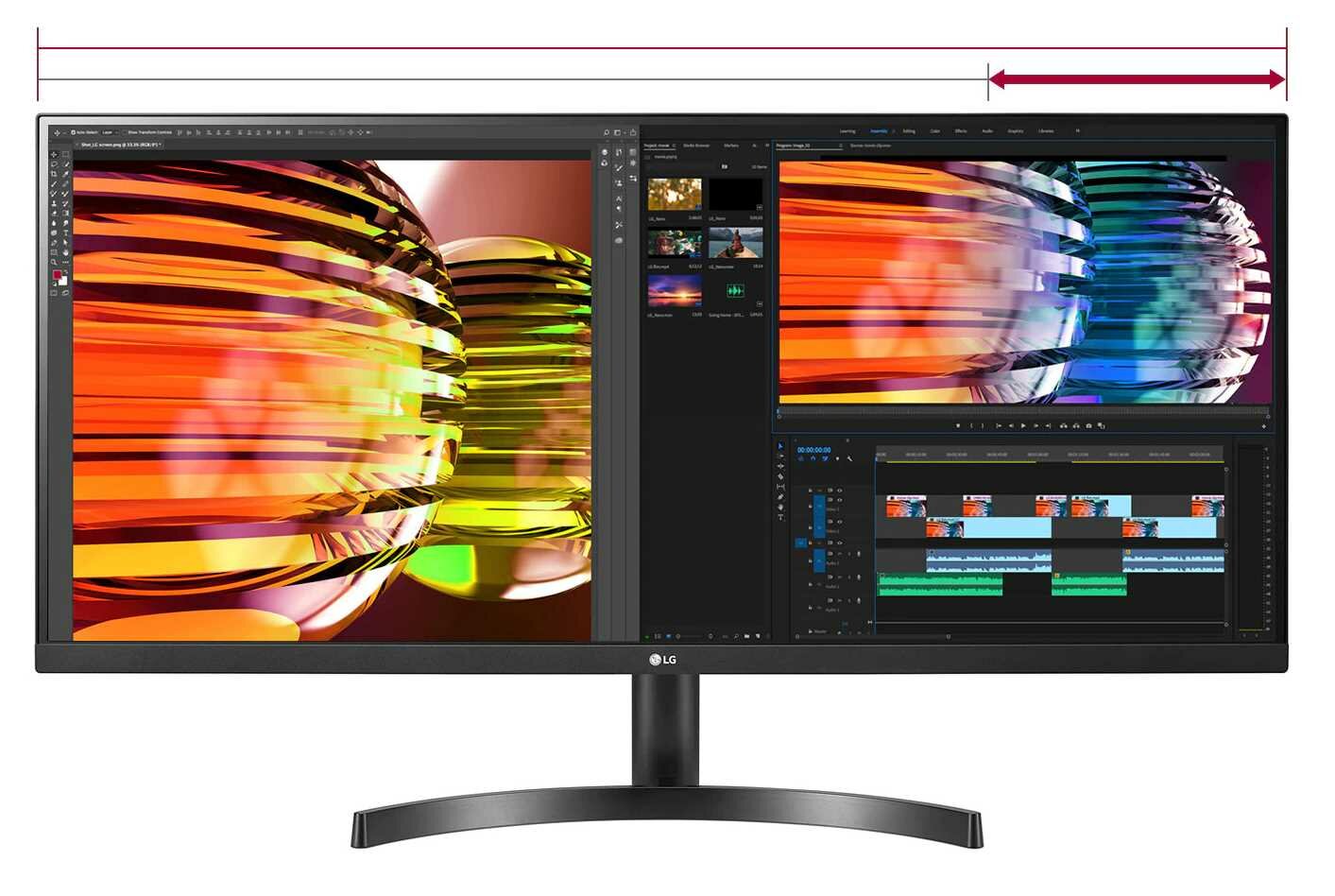Monitor LG 34WN700 34 3440x1440px IPS - QHD