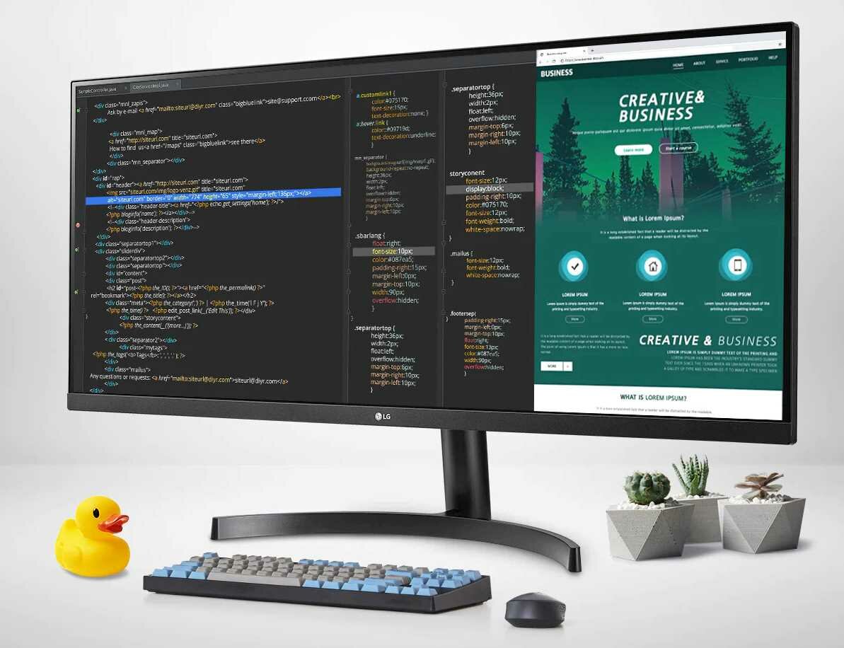 Monitor LG 34WN700 34 3440x1440px IPS - Prosta instalacja