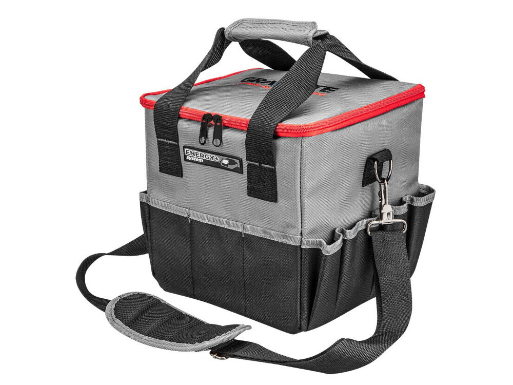 Szlifierka kątowa GRAPHITE Energy+ TOP-58G015-BR1 torba transportowa wzmocnione dno z wodoodpornego poliestru