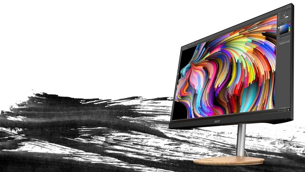 Monitor ACER ConceptD CM2241W - wygląd ogólny monitor dla grafików ConceptD