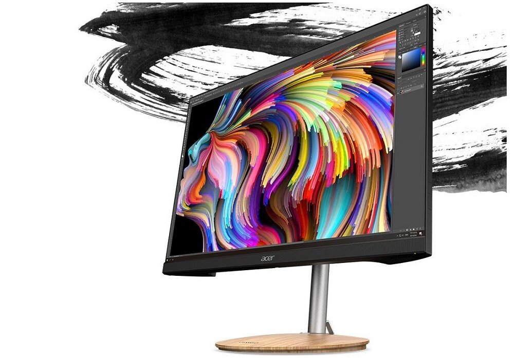 Monitor ACER ConceptD CM2241W - tabele kolorów 3D mapowanie przestrzeni barwowych