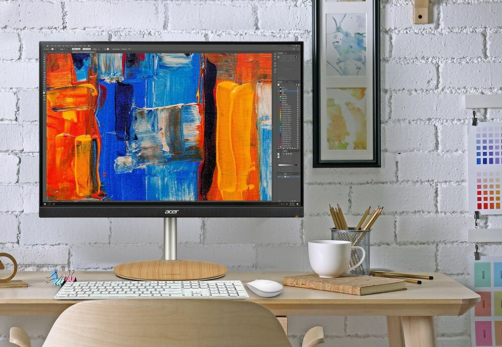 Monitor ACER ConceptD CM2241W - wyższa częstotliwość odświeżania 75 Hz komfort