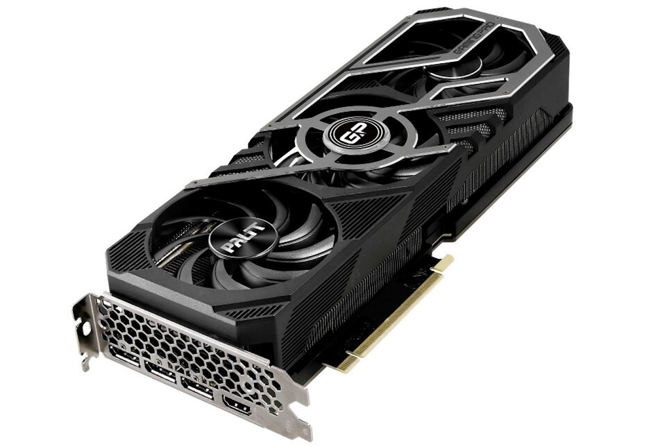 Karta graficzna PALIT GeForce RTX 3070 Gaming Pro 8GB - zwiększone taktowanie procesora graficznego 1800Mhz 8GB pamięci GDDR6 rozdzielczość Ultra HD