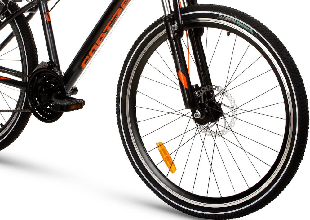 Rower górski MTB GOETZE Mahavan 2T M15 Czarno-pomaranczowy kola