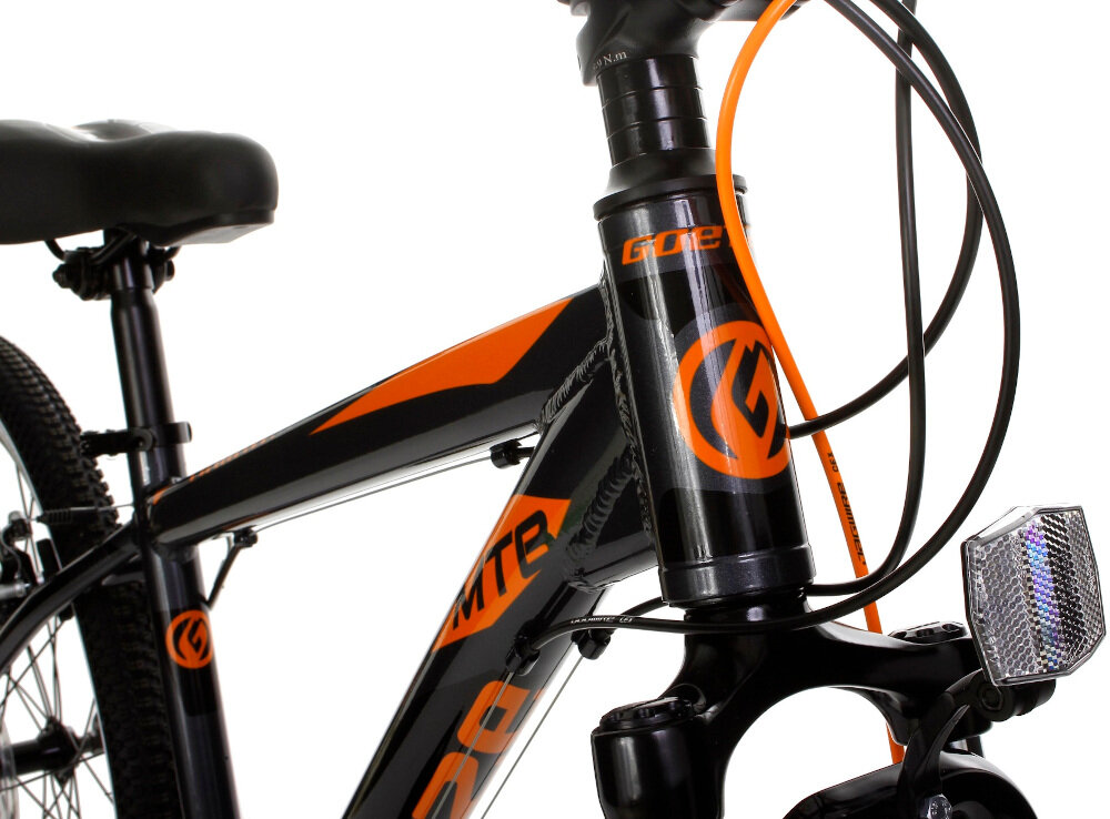 Rower górski MTB GOETZE Mahavan 2T M15 Czarno-pomaranczowy kierownica wspornik