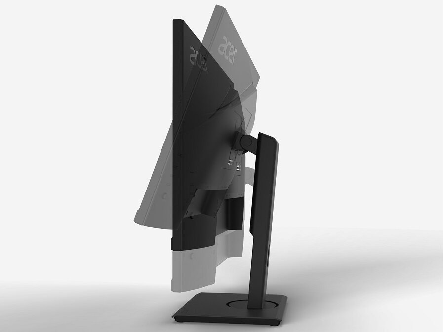 Monitor ACER B247YU - ergonomia kąt nachylenia mocowanie