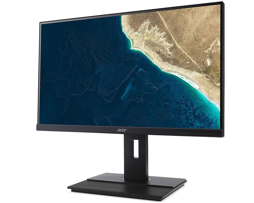 Monitor ACER B247YU - ergonomia kąt nachylenia mocowanie VESA