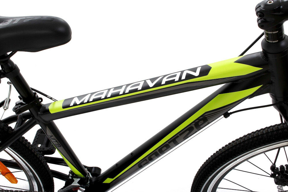 Rower górski MTB GOETZE Mahavan 2T M15 Czarno-limonkowy rama