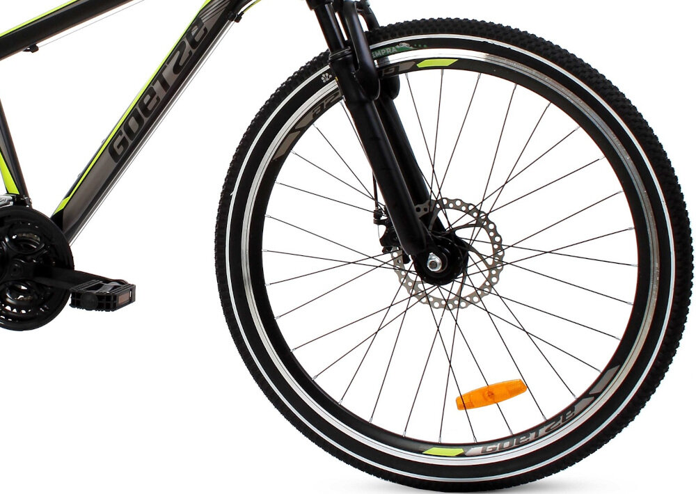 Rower górski MTB GOETZE Mahavan 2T M15 Czarno-limonkowy kola