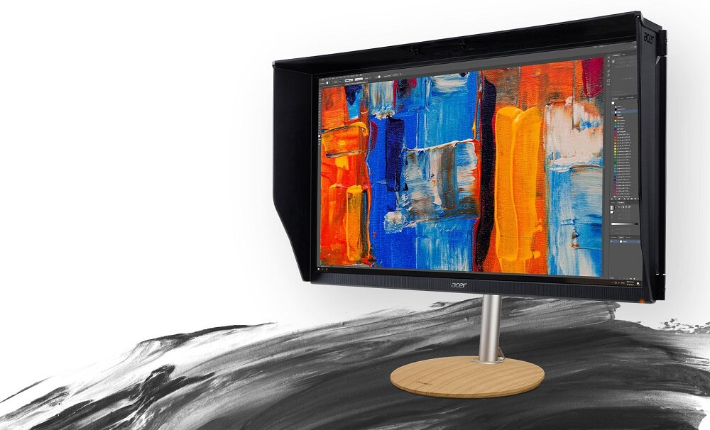 Monitor ACER ConceptD CM3271K - wygląd ogólny monitor dla grafików ConceptD
