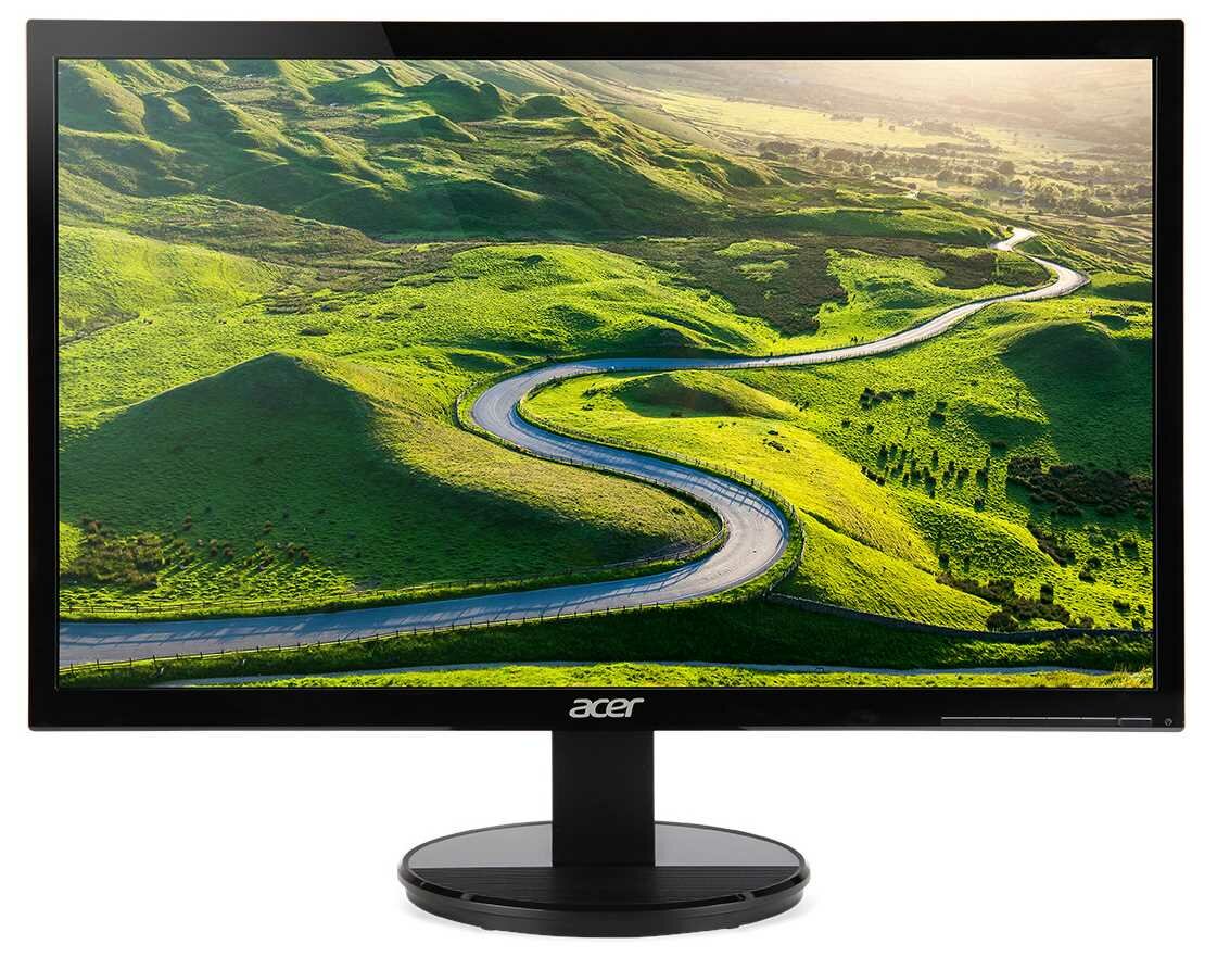 Монитор ACER K242HYLHBI - общий внешний вид удобство использования низкий бюджет