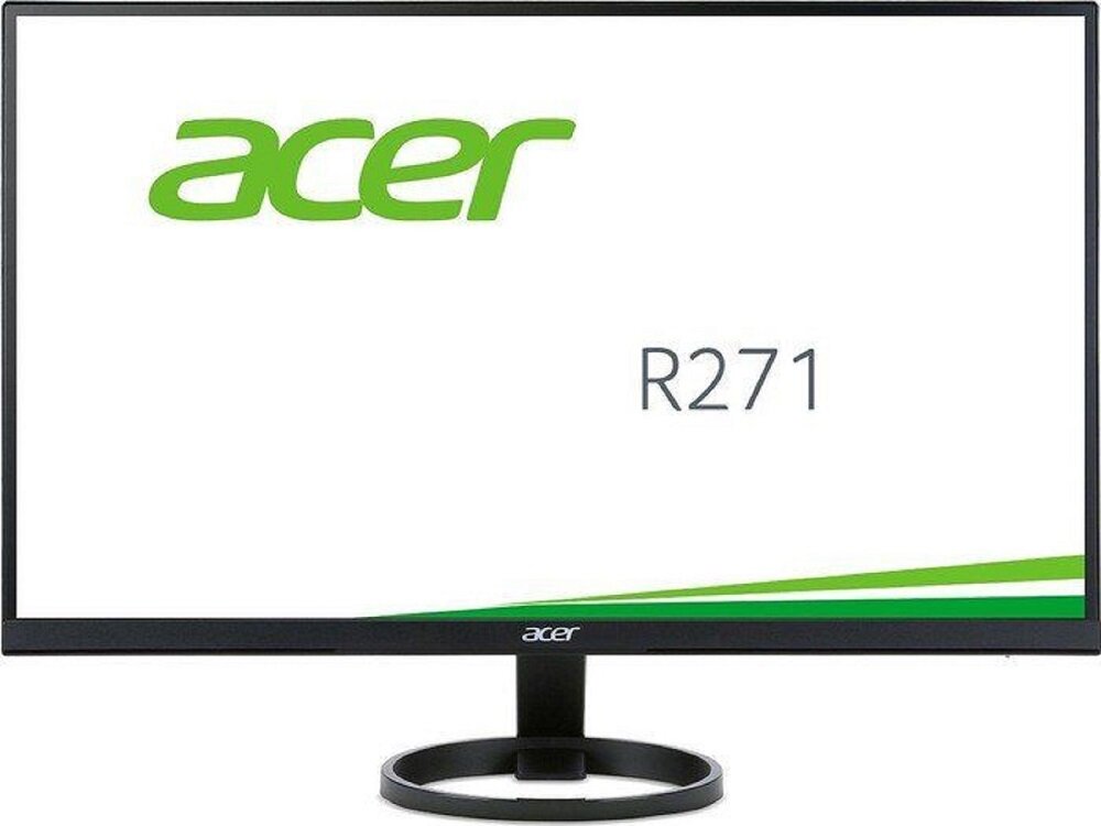 Монітор ACER R271B - загальний вигляд Full HD зручна робота ультратонкий дизайн ZeroFrame