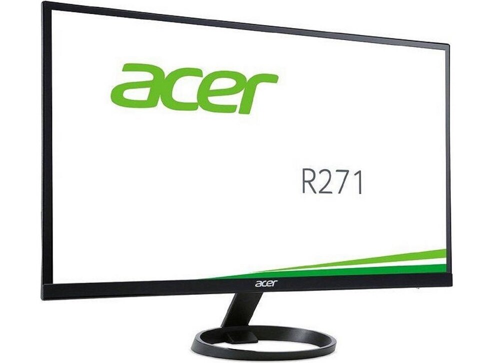Монітор ACER R271B - IPS багатозадачна матриця висока якість зображення FullHD відмінне відтворення кольорів