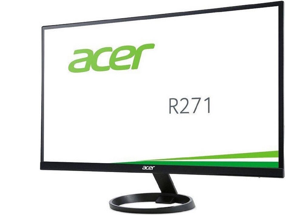 Монітор ACER R271B - IPS багатозадачна матриця висока якість зображення FullHD відмінне відтворення кольорів