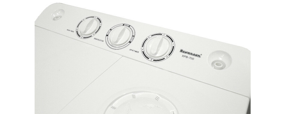 Pralko-wirówka RAVANSON XPB-700 pokrętło ustawienia obsługa