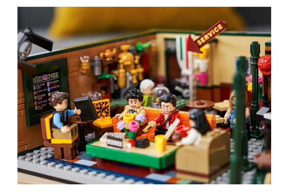 LEGO Ideas Central Perk 21319 kreatywna zabawa prawidłowy rozwój merytoryczny dziecka klocki figurki minifigurki bez zasilania klasyczna zabawa wysoka jakość lego wielogodzinna zabawa