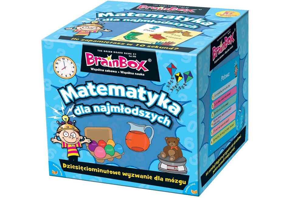Gra edukacyjna REBEL BrainBox Matematyka dla najmłodszych 116125 Wygodne pudełeczko 