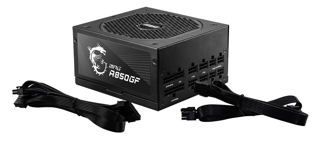 Zasilacz MSI MPG A850GF 850W Gold - Szybki montaż wydajność niezawodność