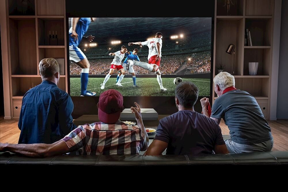 Projektor OPTOMA Cinemax P2 - dźwięk doskonałej jakości zintegrowany soundbar dwa głosniki