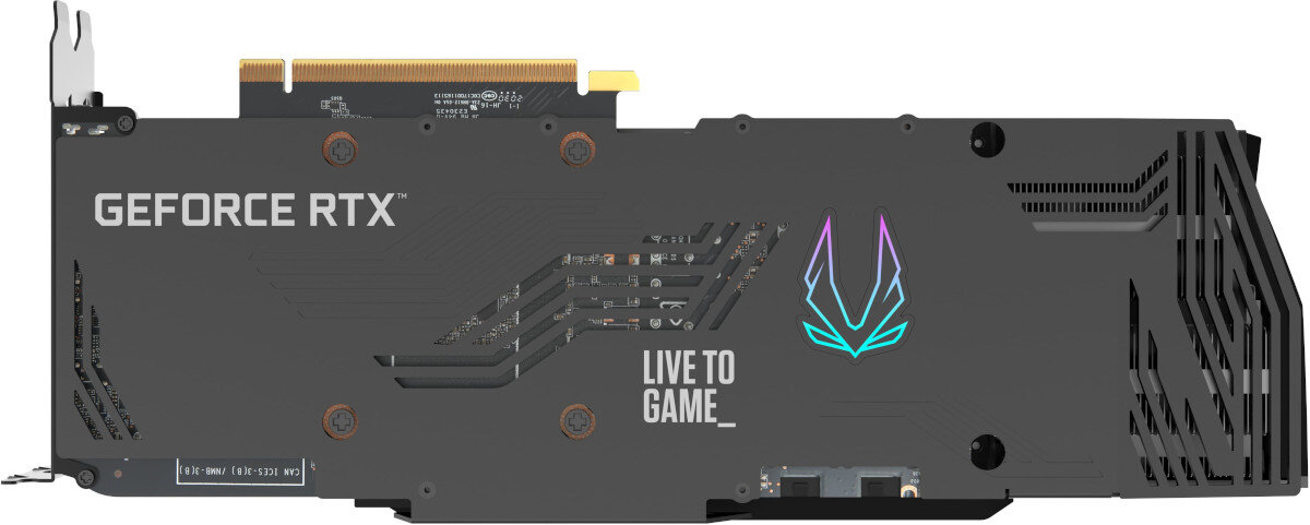 Karta graficzna ZOTAC GeForce RTX 3080 Trinity OC 10GB solidna metalowa konstrukcja