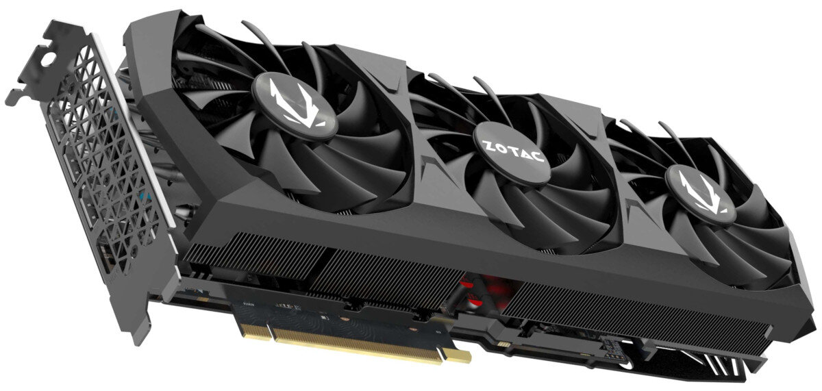 Karta graficzna ZOTAC GeForce RTX 3080 Trinity OC 10GB efektywny uklad chlodzenia