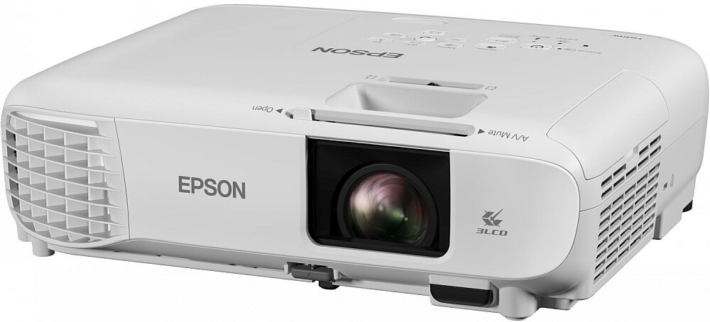 Projektor EPSON EH-TW740 obraz rozdzielczość jasność pilot waga głośnik złącza