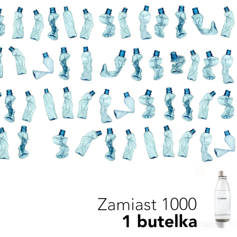 Saturator SODASTREAM Crystal Biały zbiornik na wodę