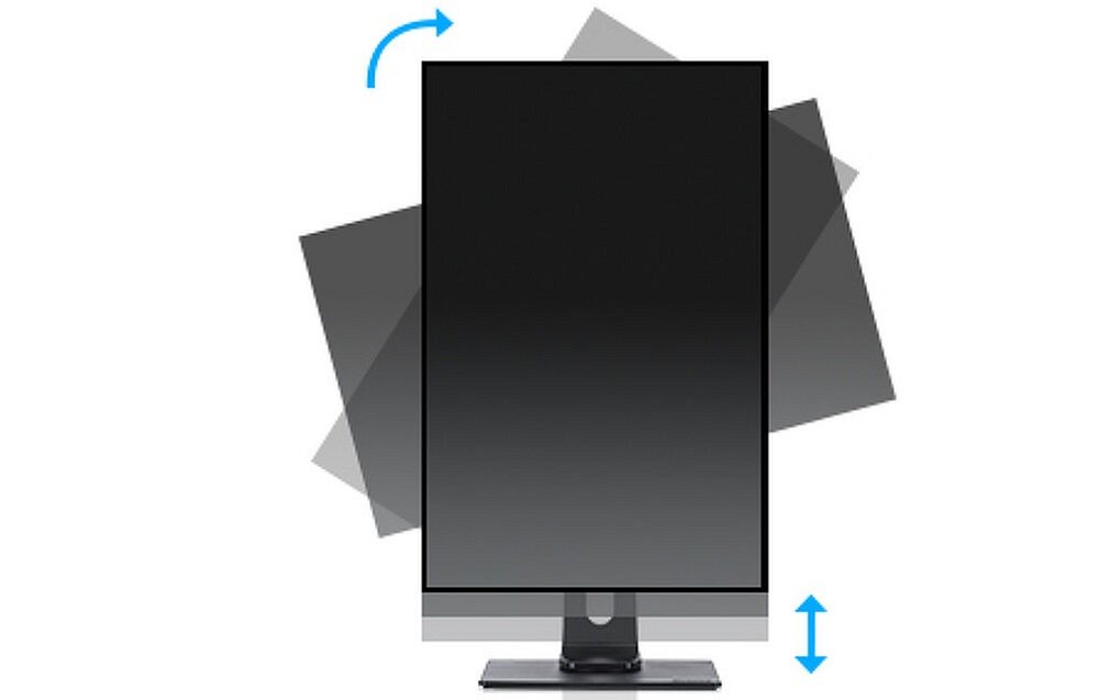 Monitor IIYAMA XUB2492HSN-B1 - Pełna regulacja podstawy Funkcja Pivot