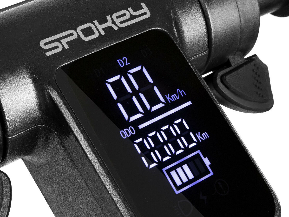Hulajnoga elektryczna SPOKEY Smart Czarny wyswietlacz