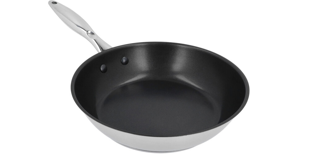 Patelnia ZWIEGER Klassiker 24 cm stylowa estetyczna lustrzana wysokiej jakosci odporna temperatura 4-warstwowa