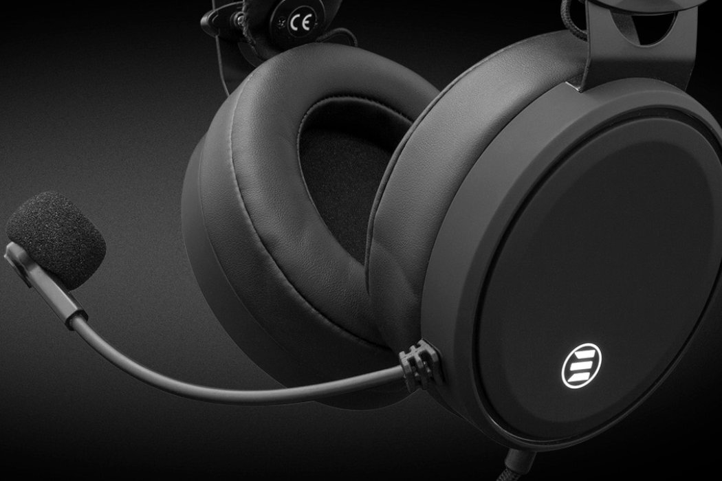 Słuchawki ESHARK Koto V2 elegancja prosota moc dźwięk gaming poziom mirofon pokrętło led podświetlenie