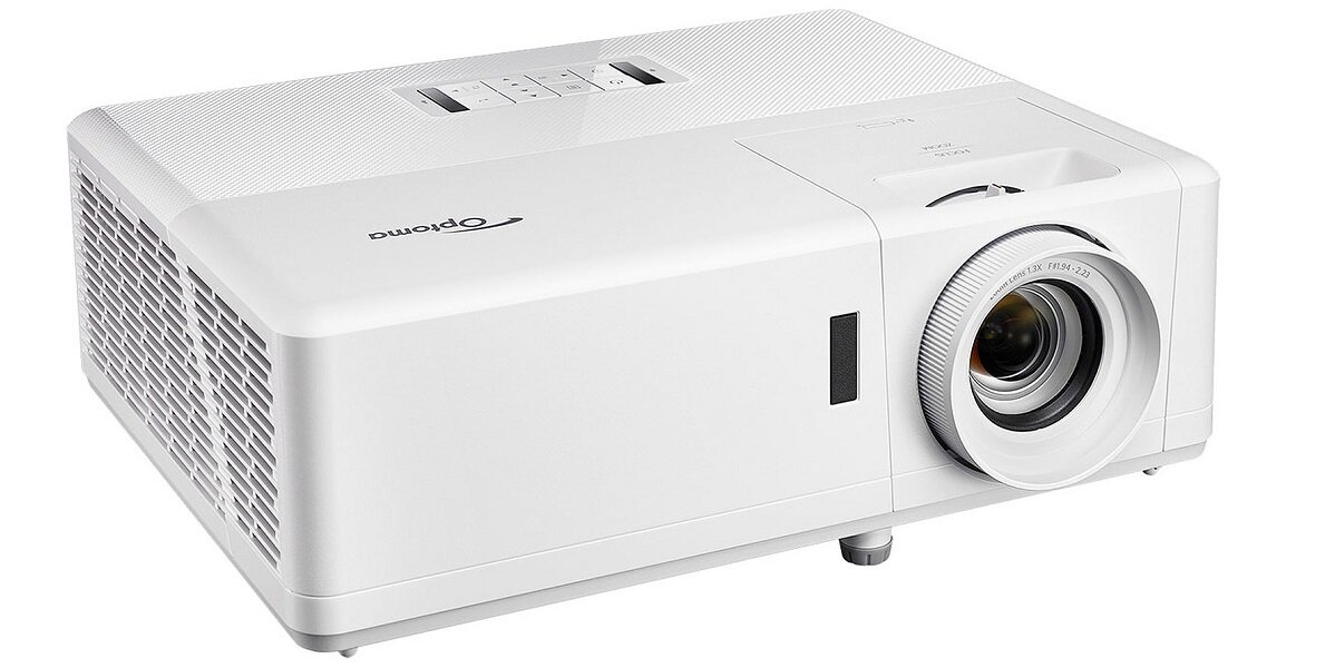 Projektor OPTOMA ZW400 laser zoom obraz Jasność ANSI lumen Korekcja odległość matryca cale jakość trwałość lampa żywotność normal econo